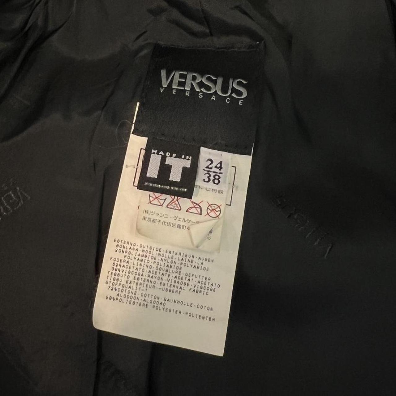 Versus Versace Black Wool Racing Style Jacket - Outfit Repeater