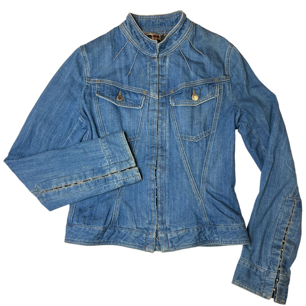 Dolce & Gabbana Denim Hook and Eye Closure Jean Jacket - Outfit Repeater