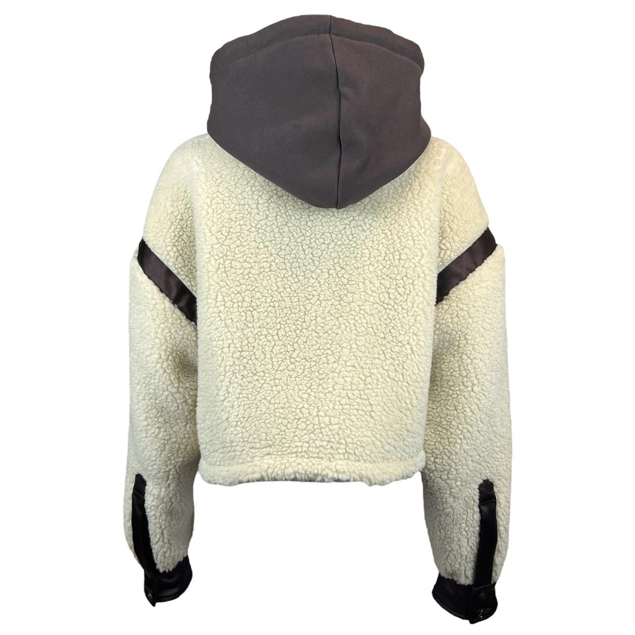 Amiri Sherpa Hybrid Cropped Workwear Track Jacket - Outfit Repeater