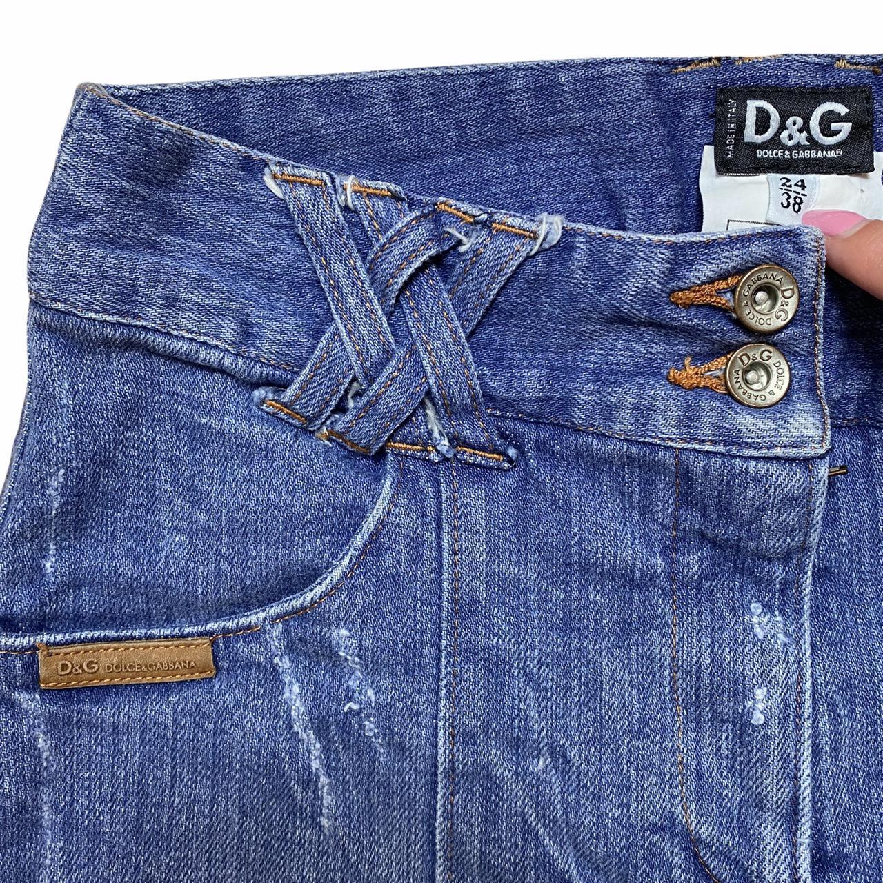 Dolce & Gabbana D&G 70's Retro Style High Waisted Flare Jeans