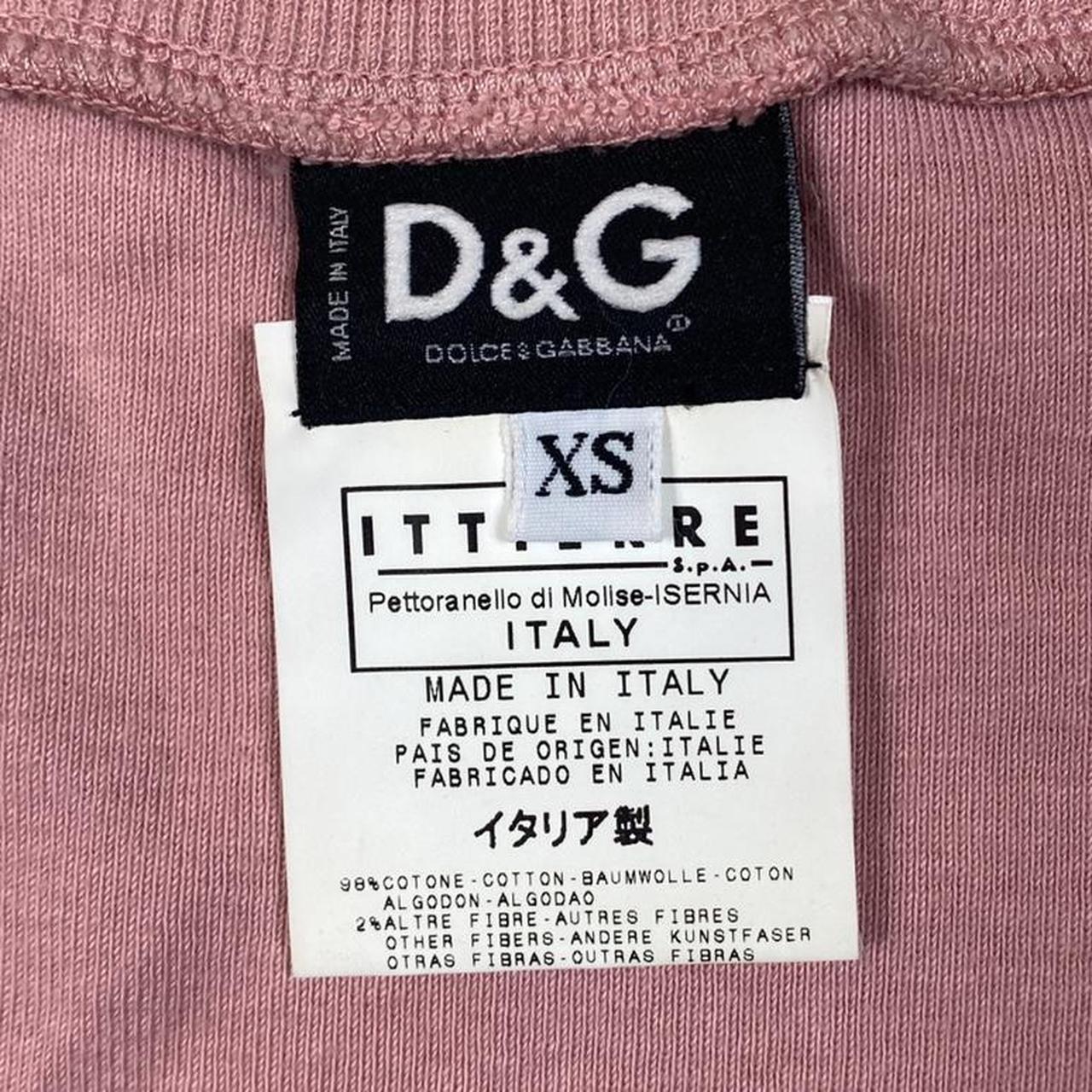 Dolce & Gabbana D&G "My Favorite T-Shirt" Pink Screen Printed Logo Graphic V-Neck Tank - Outfit Repeater