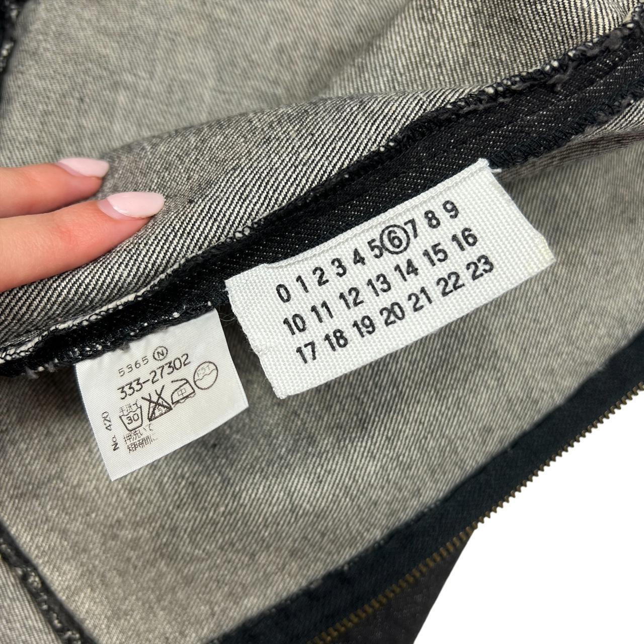 Maison Martin Margiela Black Denim Zip Up Tank Top