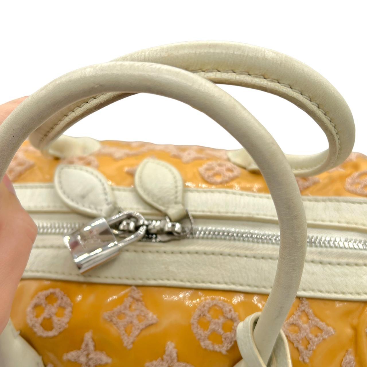 Louis Vuitton Speedy Round Bag Orange Monogram Bouclettes