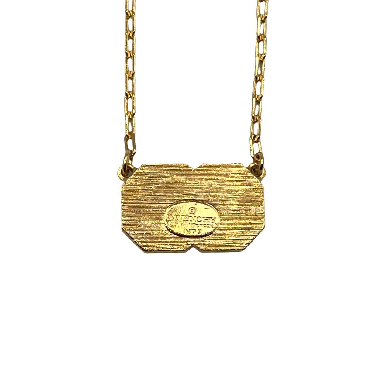 Givenchy Gold GG logo Chain Link Choker Necklace