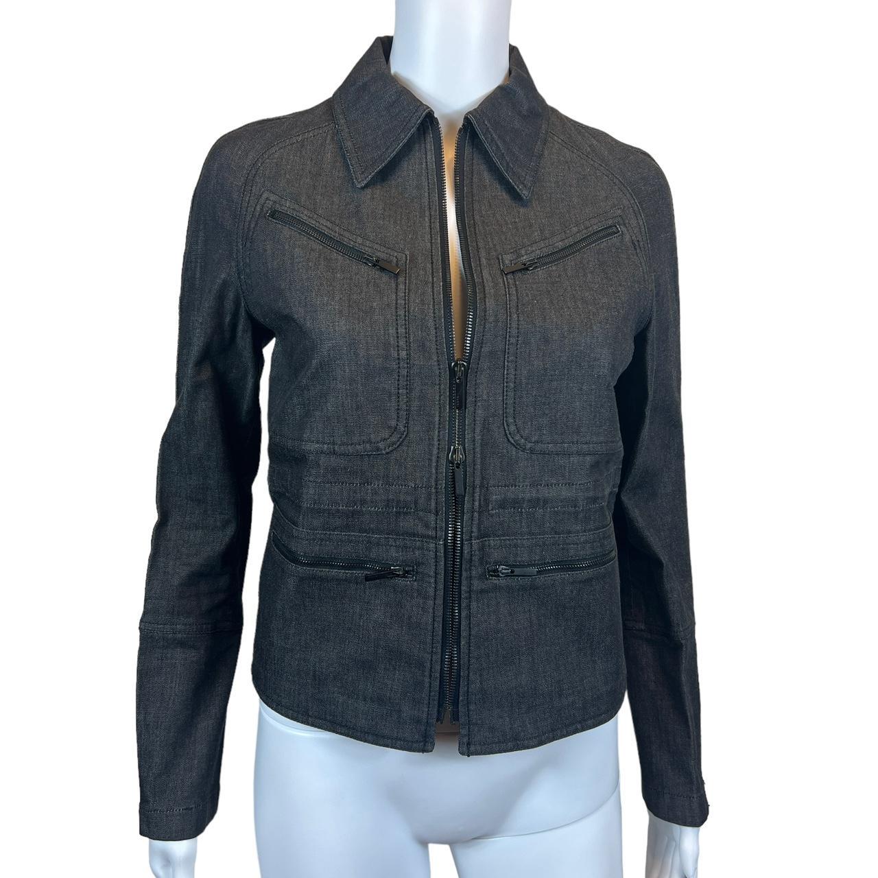 Gucci by Tom Ford F/W 2001 Dark Wash Denim Moto Style Jacket