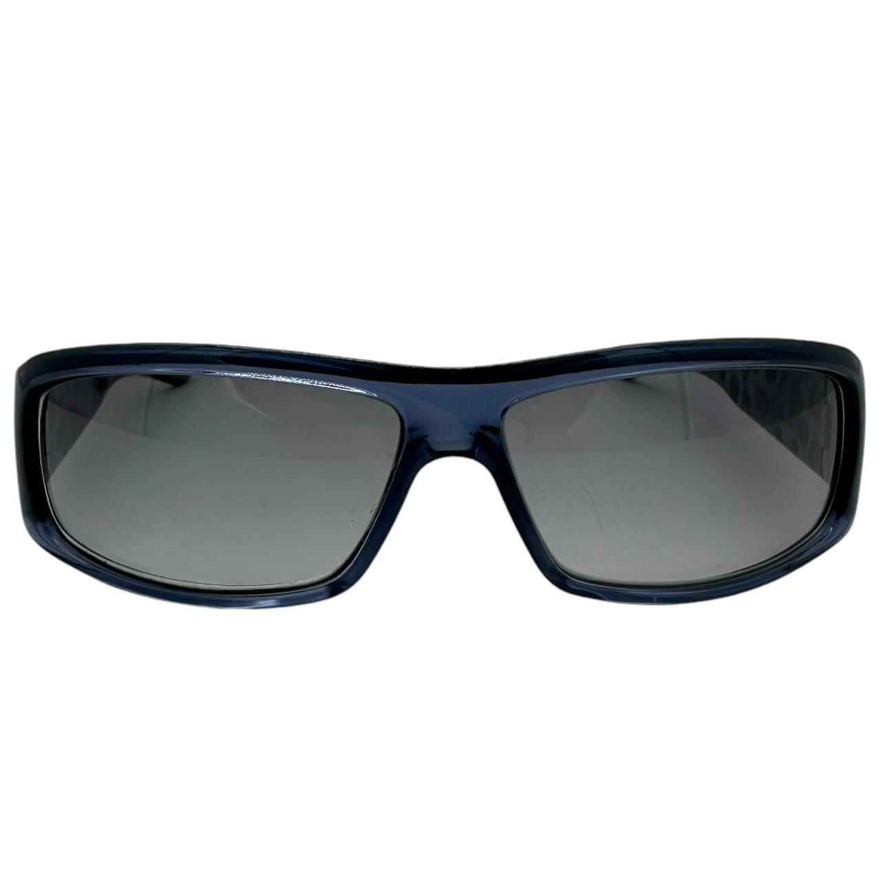 Christian Dior 'Dior Sparkling 3' Blue Rectangle Sunglasses