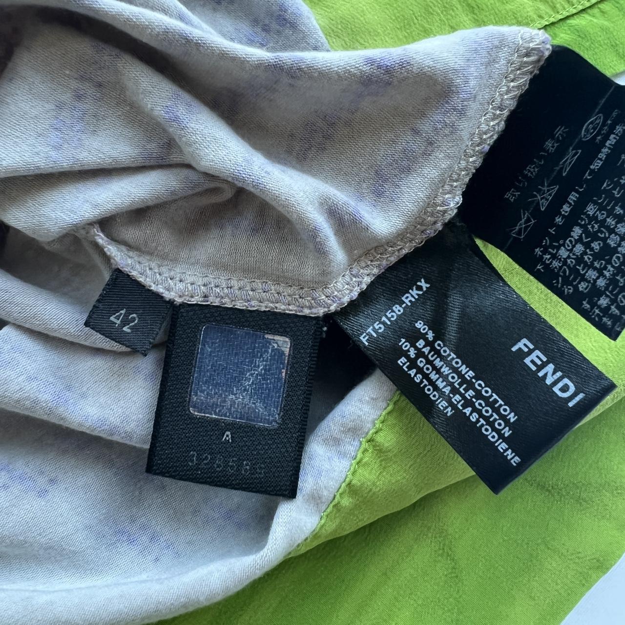 Fendi Printed Racerback Tank Top Blouse - Outfit Repeater