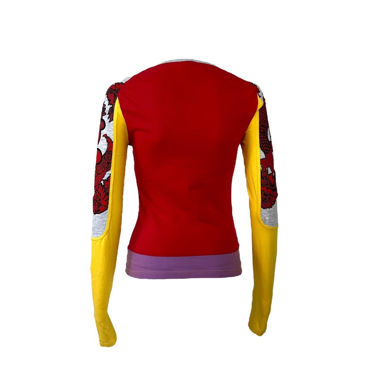 D&G Dolce & Gabbana Printed Longsleeve Logo T-Shirt - Outfit Repeater