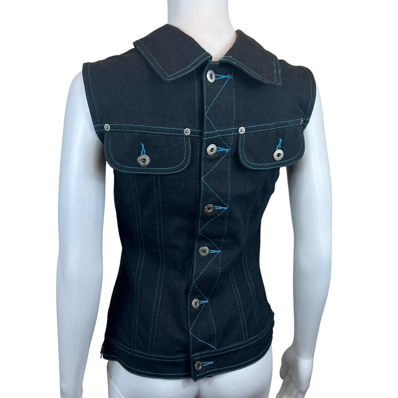 Dolce & Gabbana Reverse Denim Vest Top