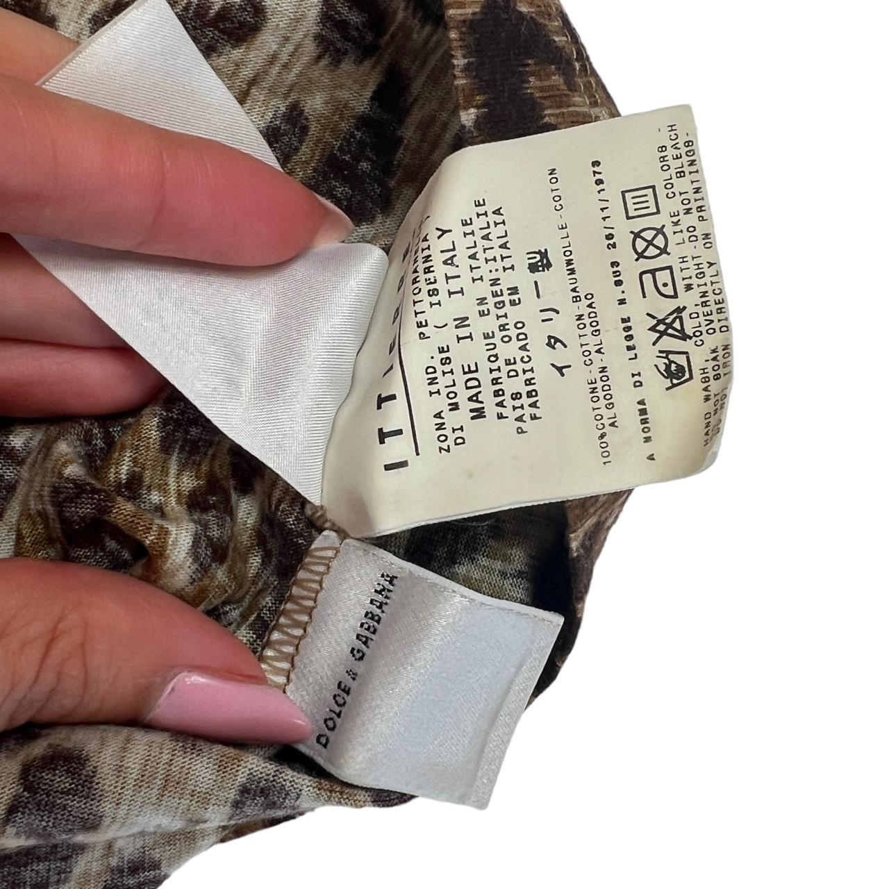 Dolce & Gabbana Leopard Print Tank with Pink Trim - Outfit Repeater