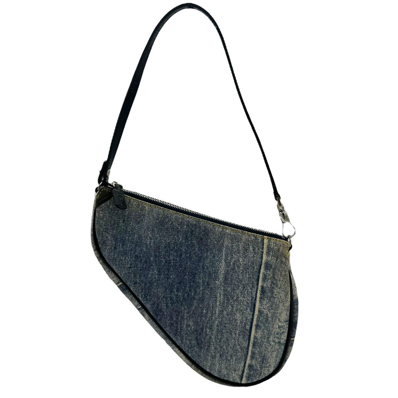 Christian Dior Speedway Patchwork Denim Mini Saddle Shoulder Bag - Outfit Repeater
