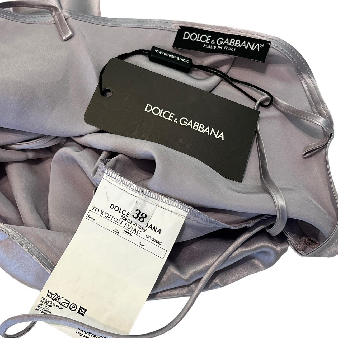 Dolce & Gabbana Lilac Purple Silk Cami Blouse - Outfit Repeater