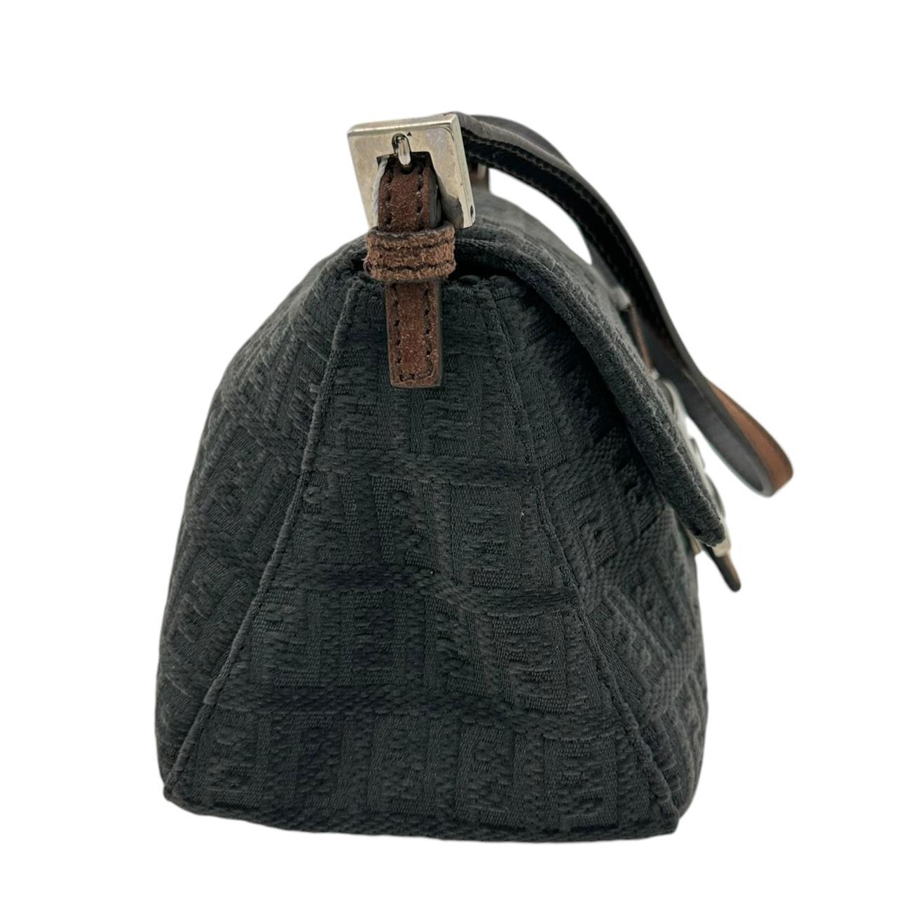 Fendi Chenille Suede Trim Mini Mama Baguette Shoulder Bag - Outfit Repeater