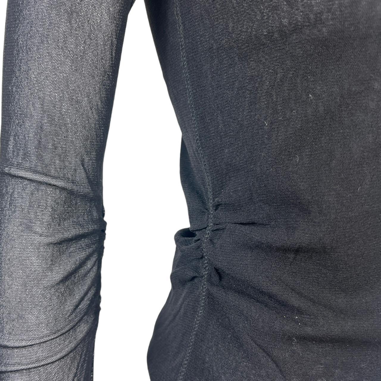 Jean Paul Gaultier Black Mesh Turtleneck
