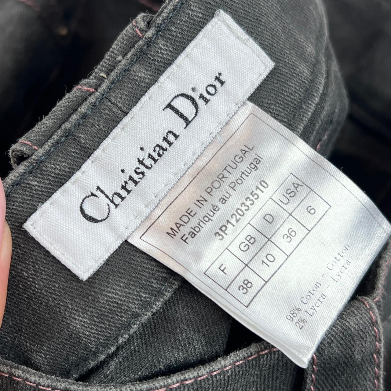 Christian Dior by John Galliano Spring 2003 Gray Denim Mini Skirt - Outfit Repeater