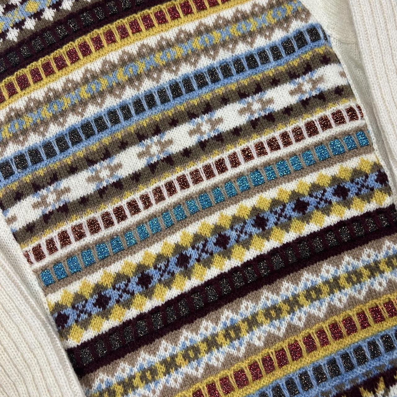 Jean-Paul Gaultier Femme Patterned Stripe Knit Turtleneck Sweater - Outfit Repeater