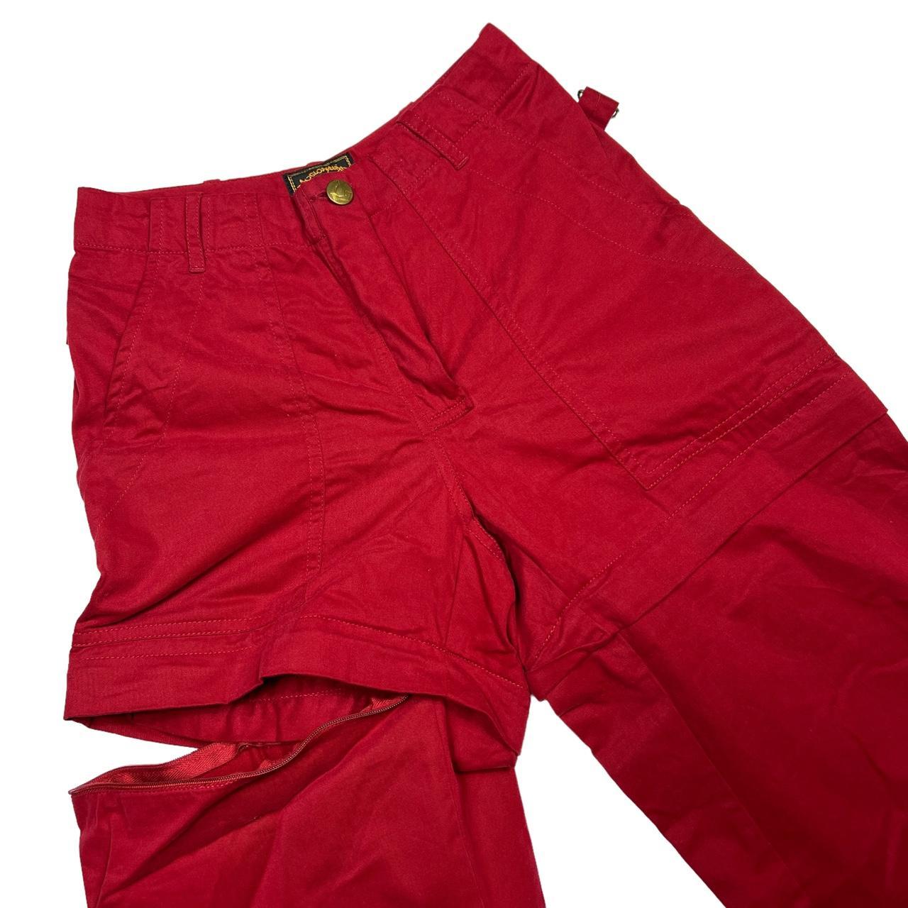 Vivienne Westwood Anglomania Red Convertible Cargo Pants / Shorts - Outfit Repeater