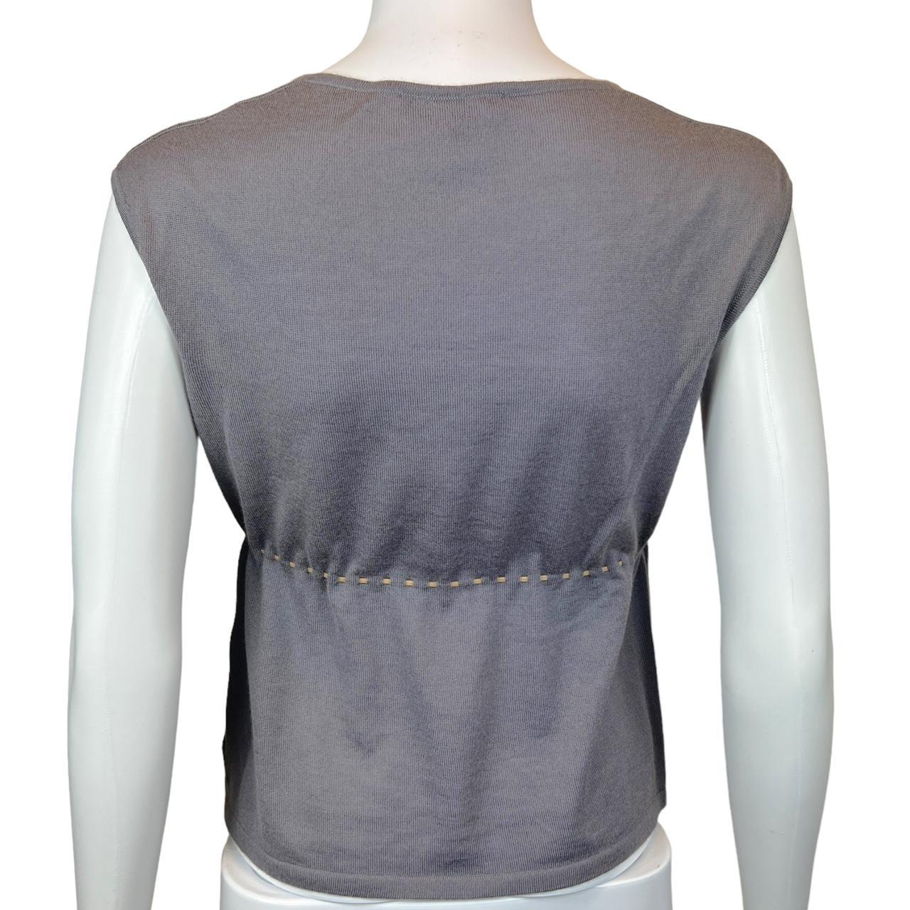 Gucci by Tom Ford Belted Purple Cashmere Top - Outfit Repeater