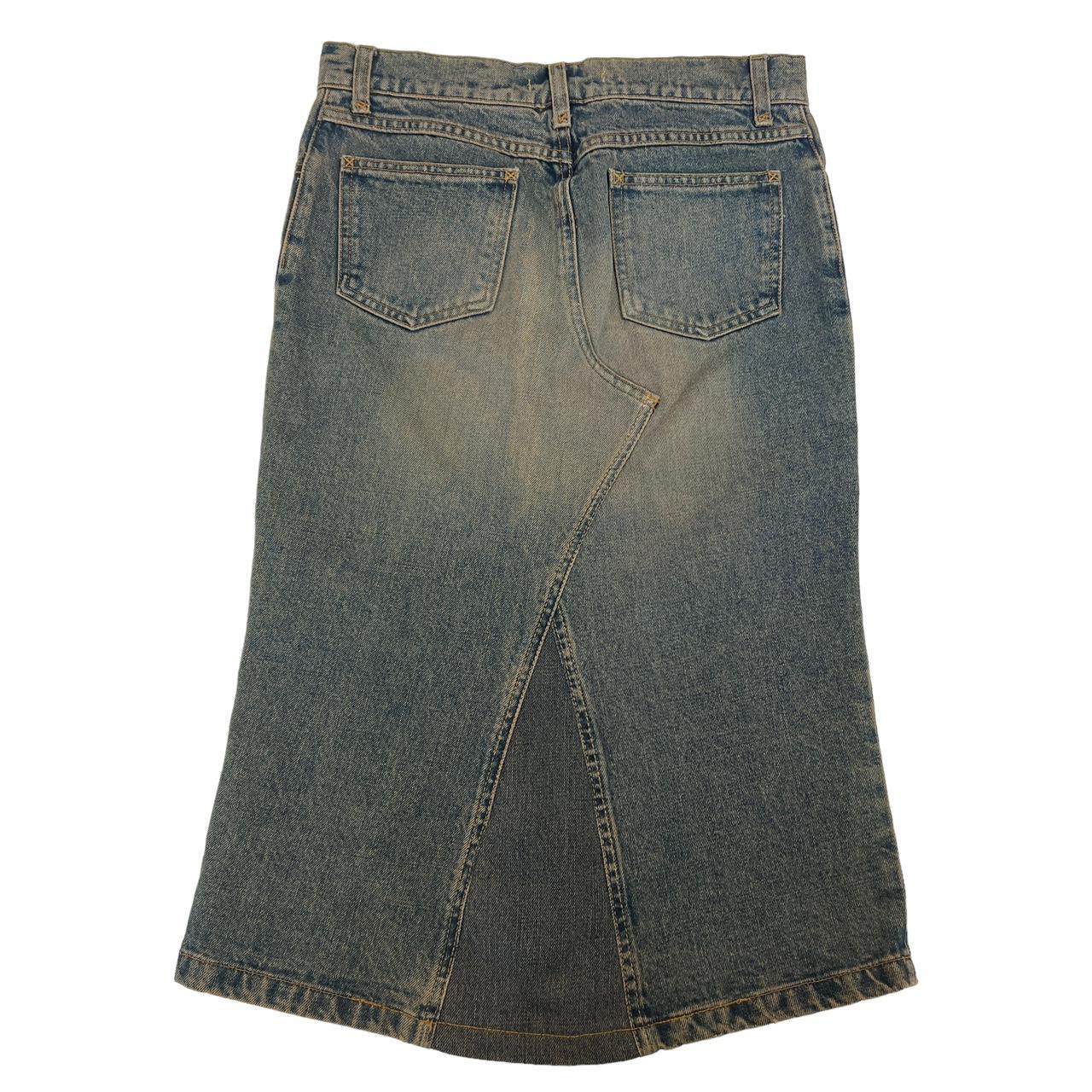 Dolce & Gabbana Faded Denim Midi Skirt - Outfit Repeater
