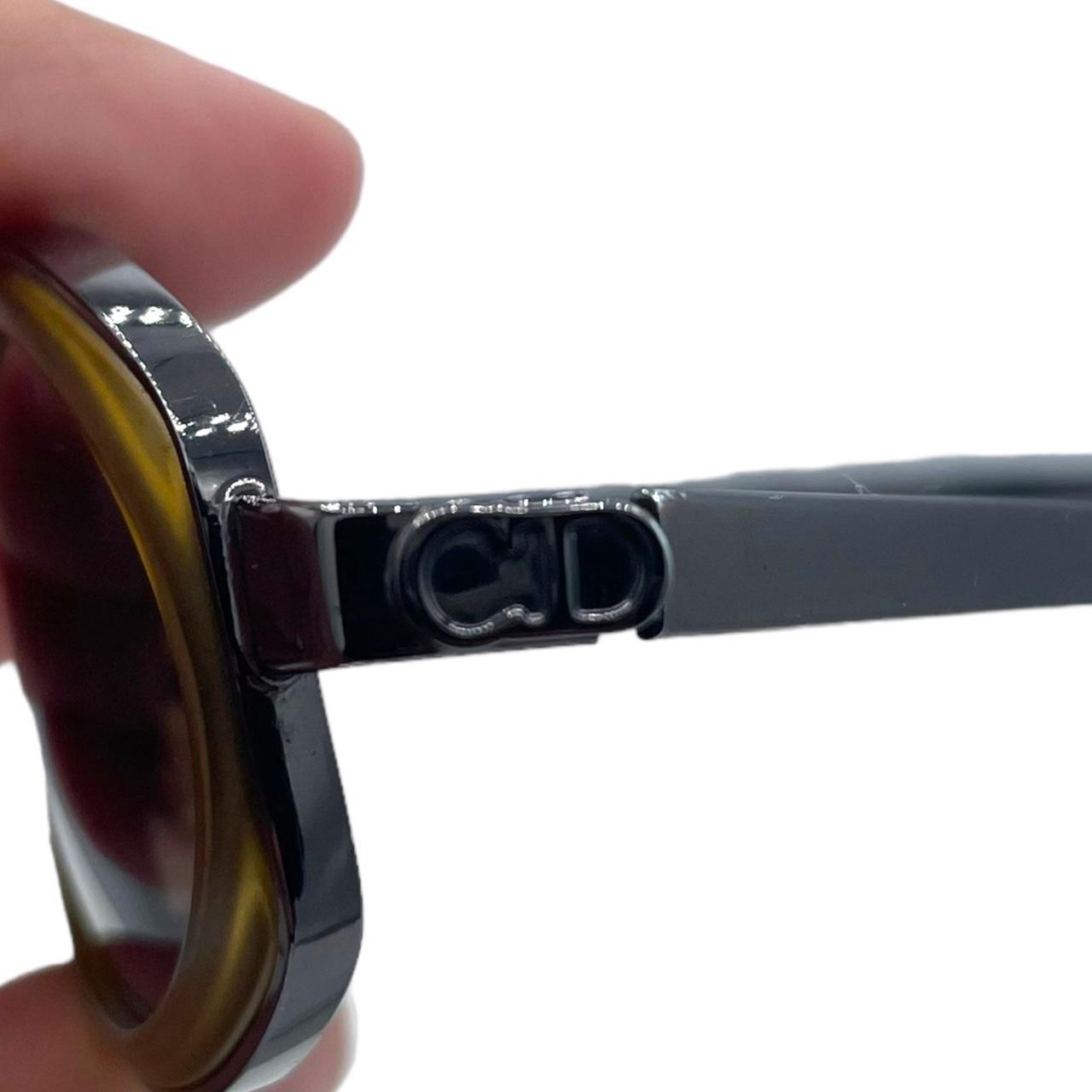 Christian Dior Two-Tone Oval Sunglasses