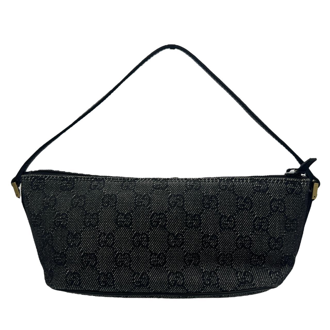 Gucci Black GG Monogram Mini Bag