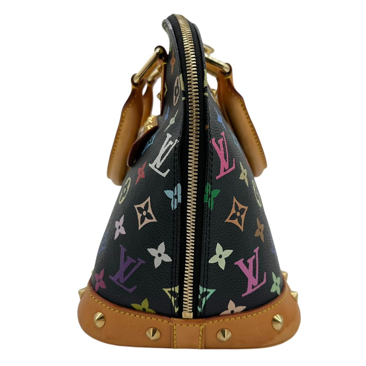 Louis Vuitton Black Multicolor Monogram Alma PM Bag - Outfit Repeater