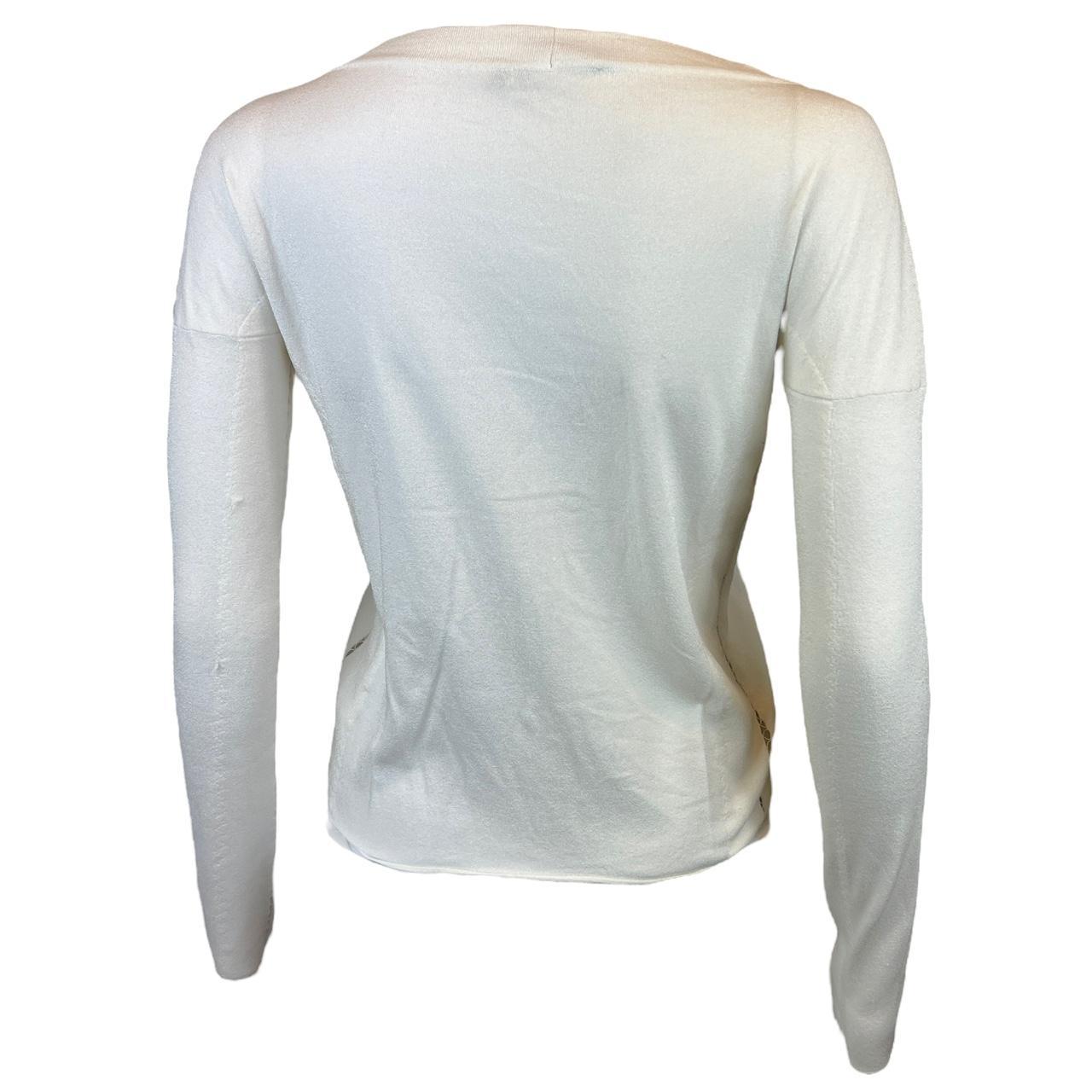 Gucci by Tom Ford White Knit Cardigan Sweater - Outfit Repeater