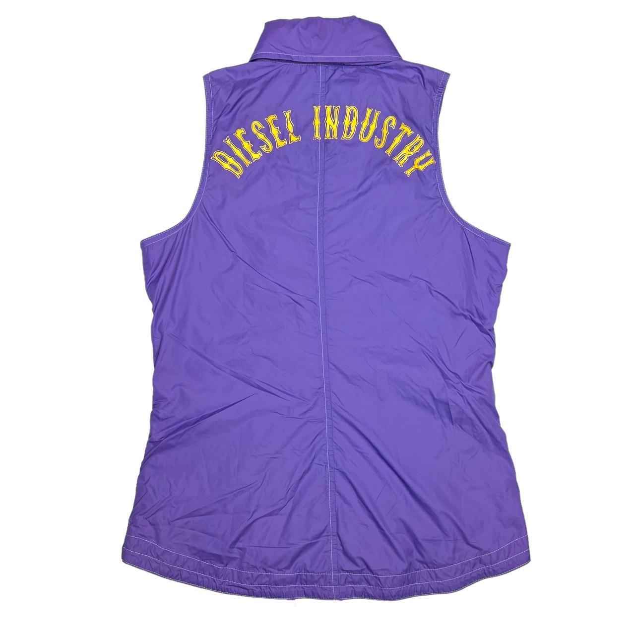 Diesel Industry Purple Nylon Vest