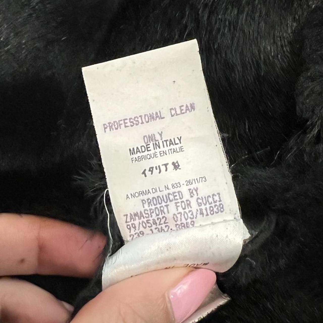 Gucci Black Fur Leather Coat Tom Ford