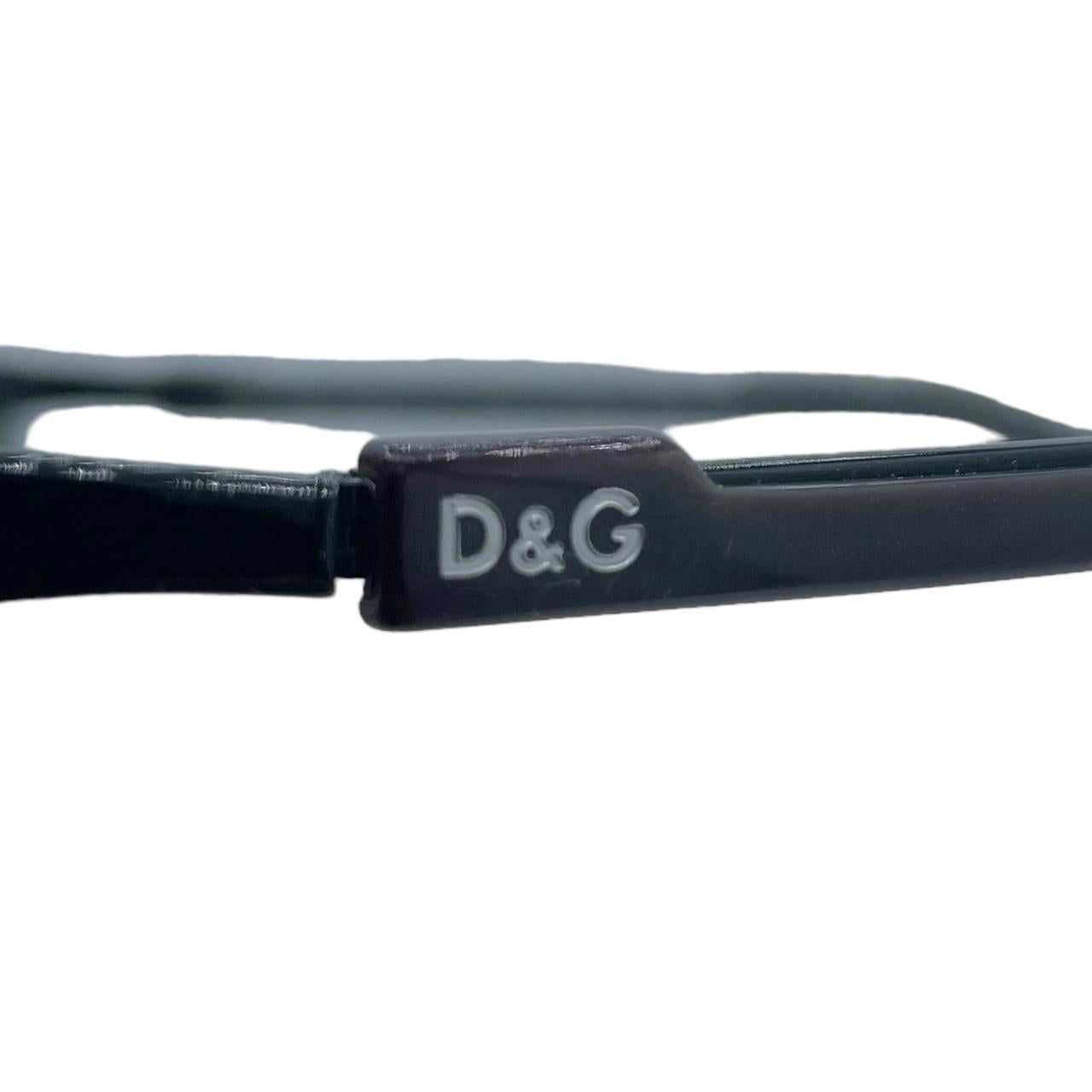 Dolce & Gabbana Black Rimless Shield Sunglasses