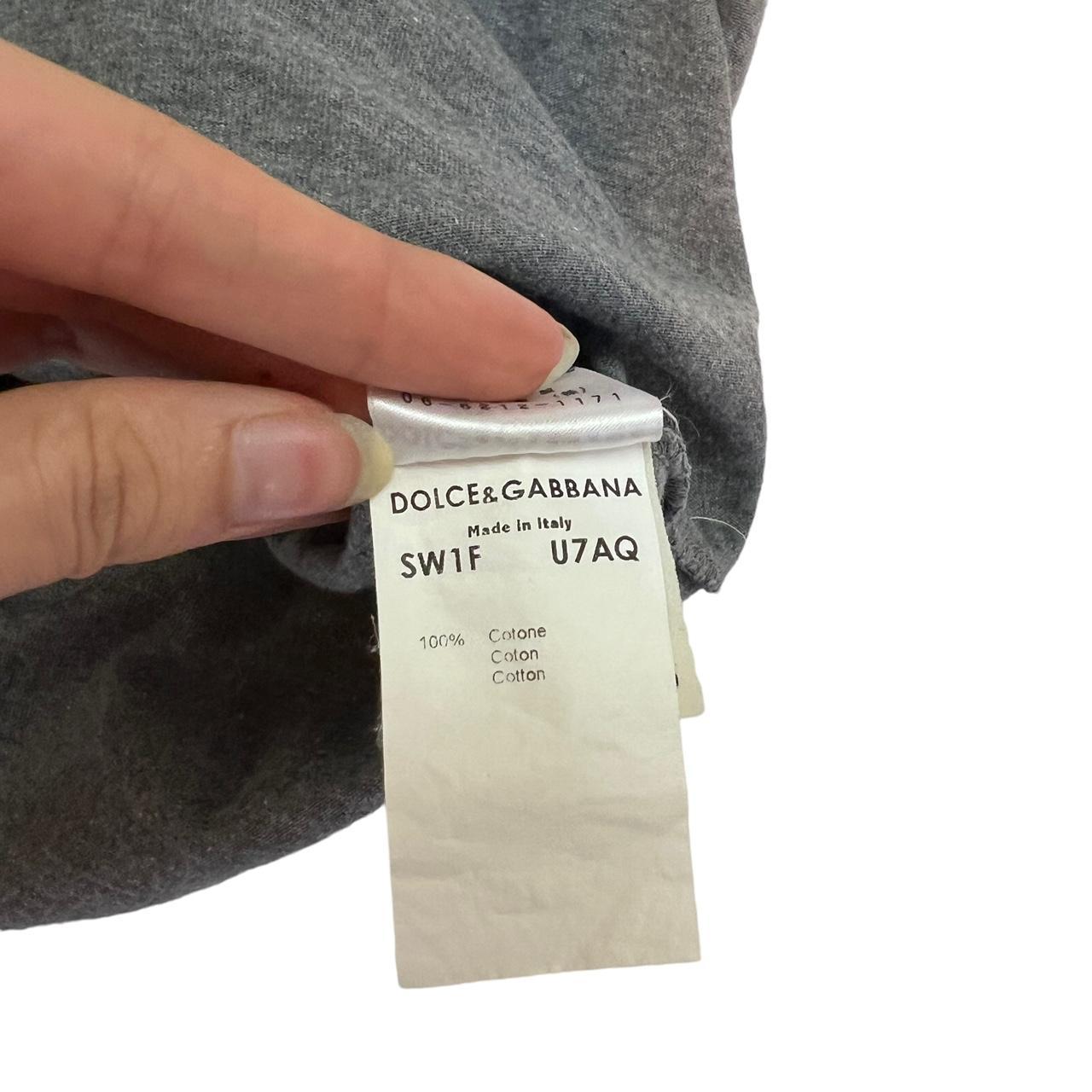 Dolce & Gabbana Patriotic / Americana Inspired Ruched Front Deep V-Neck Graphic Tank - Outfit Repeater