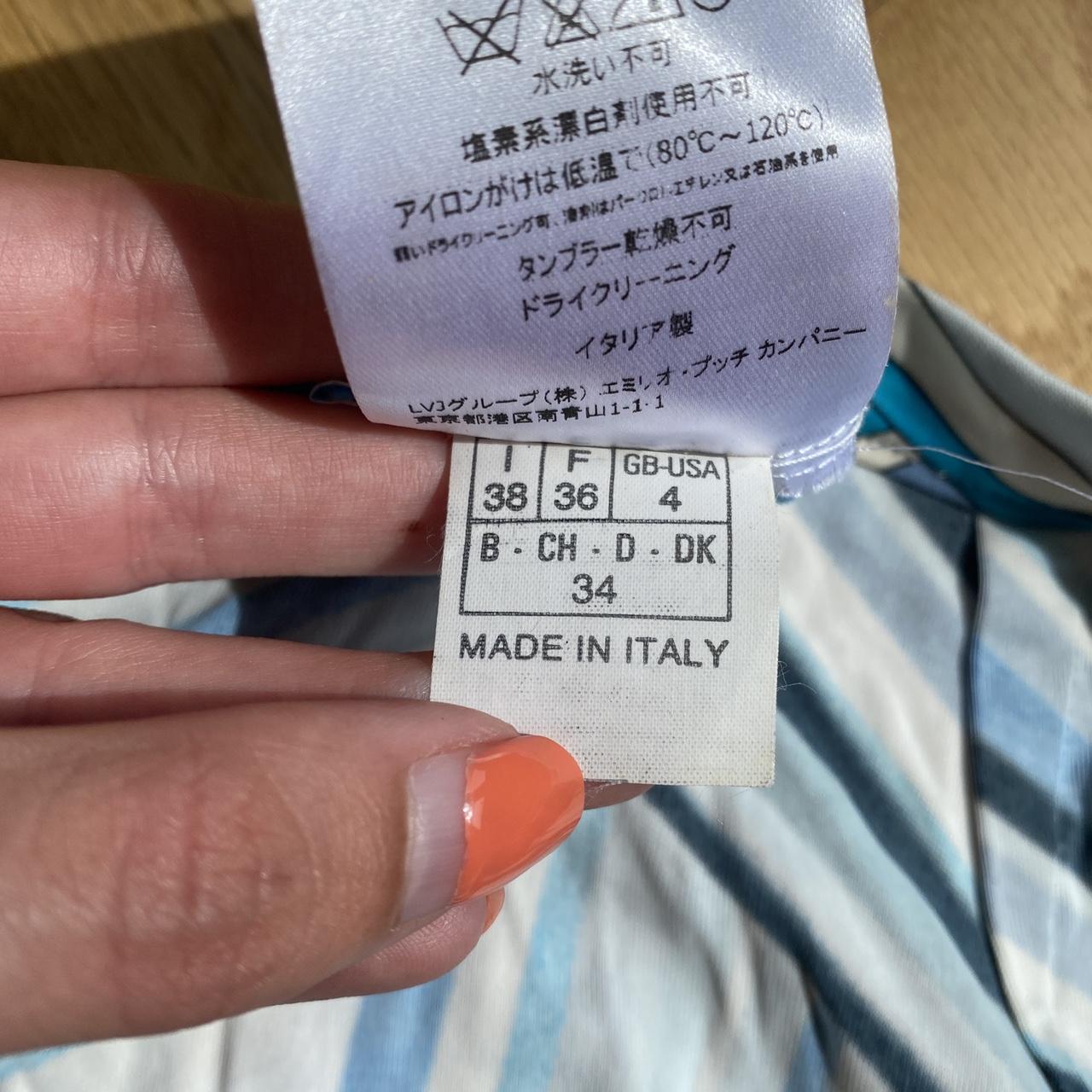 Emilio Pucci Firenze Signature Patterned Blue Midi Skirt - Outfit Repeater