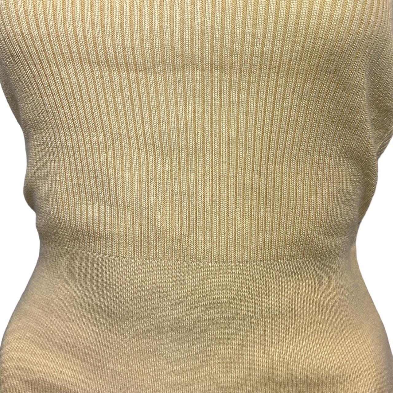 Gucci By Tom Ford Light Yellow Knit Tank Top