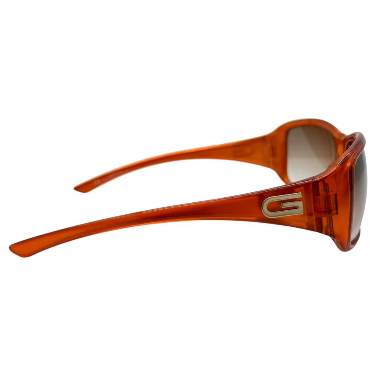 Gucci Orange Rectangle Sunglasses