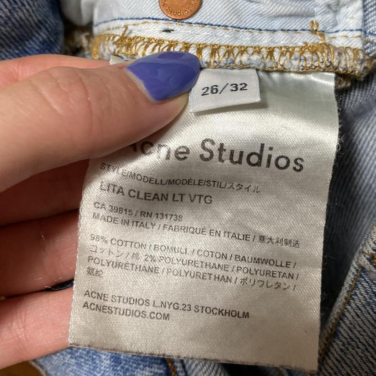 Acne Studios Light Wash Straight Leg Flared Jeans - Outfit Repeater