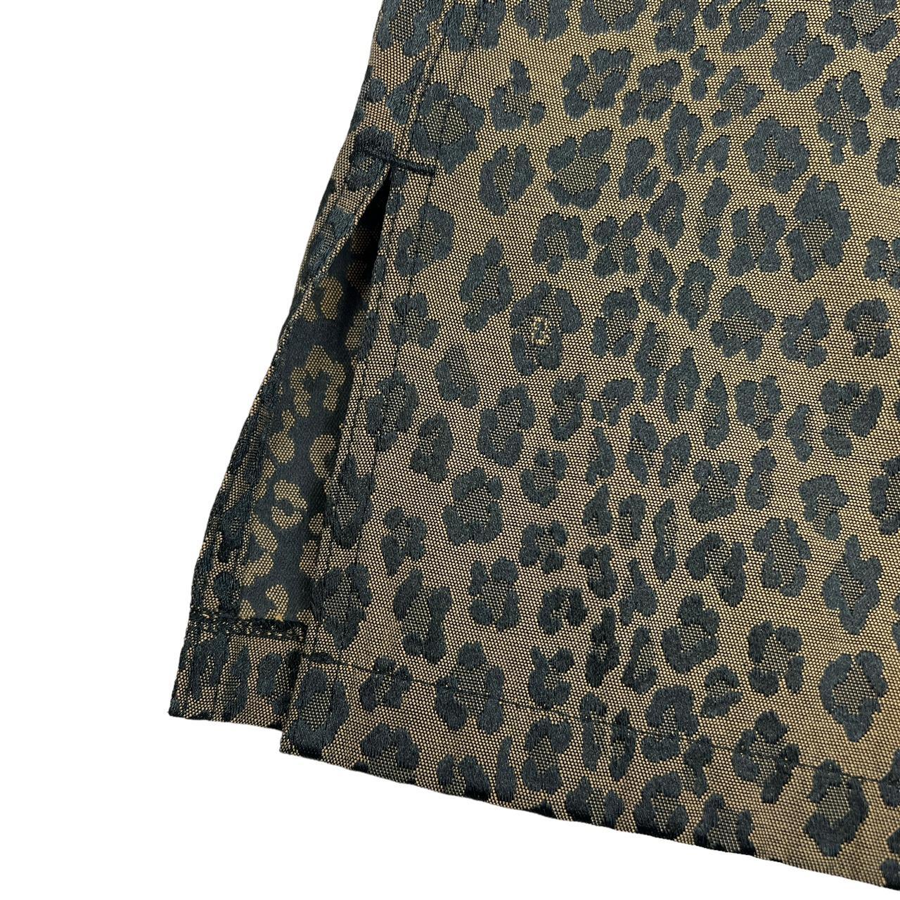 Fendi Leopard Print Midi Skirt with Hidden FF Logos - Outfit Repeater