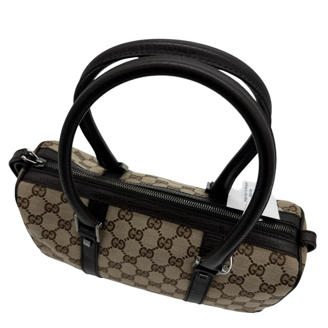 Gucci Monogram Canvas Boston Bag