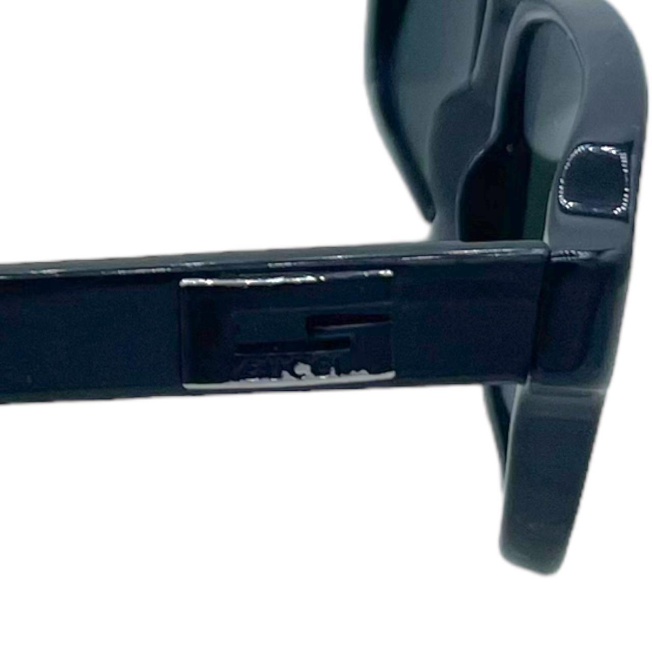 Gucci Black Rectangle Sunglasses with Dark Tinted Lenses