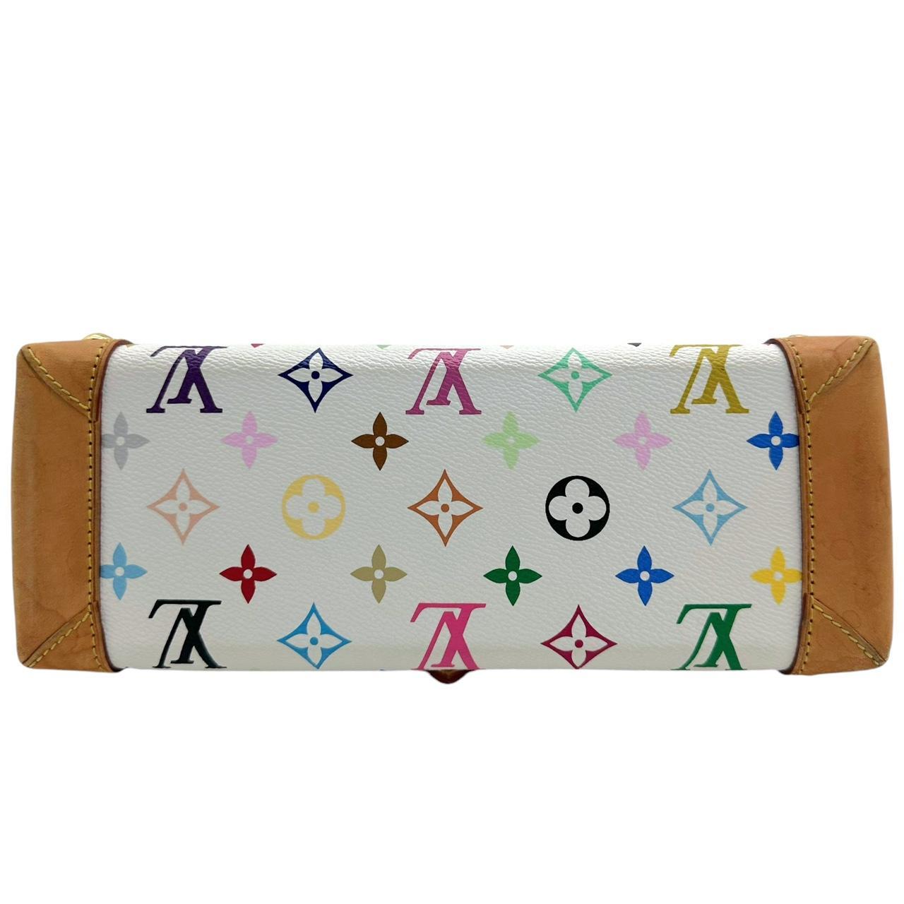 Louis Vuitton White Multicolor Monogram Eliza Shoulder Bag