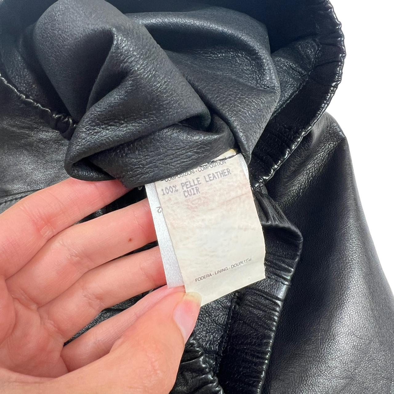 Gucci by Tom Ford Black F/W 1999 Leather Midi Skirt - Outfit Repeater