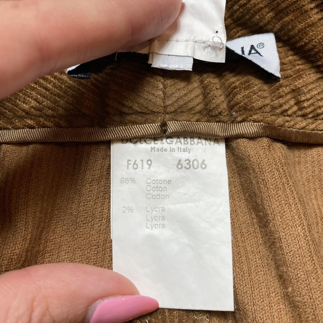 Dolce & Gabbana D&G Brown Wide Leg High Waisted Corduroy Trouser Pants - Outfit Repeater