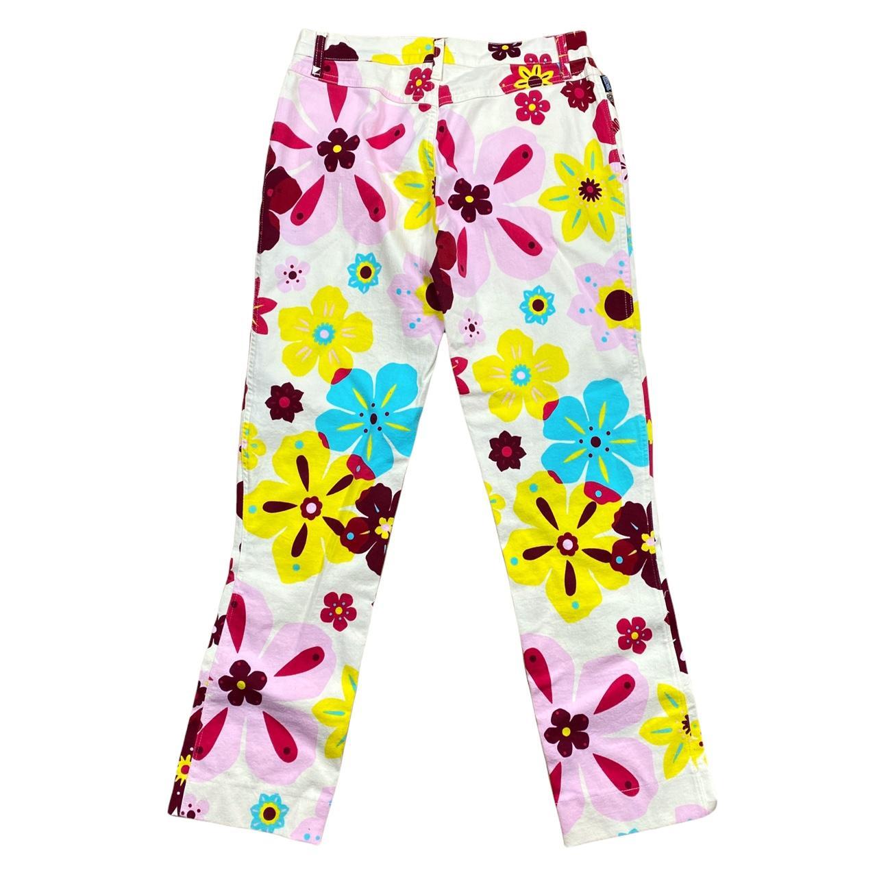 Moschino Jeans Colorful Floral Capris / Ankle Jeans