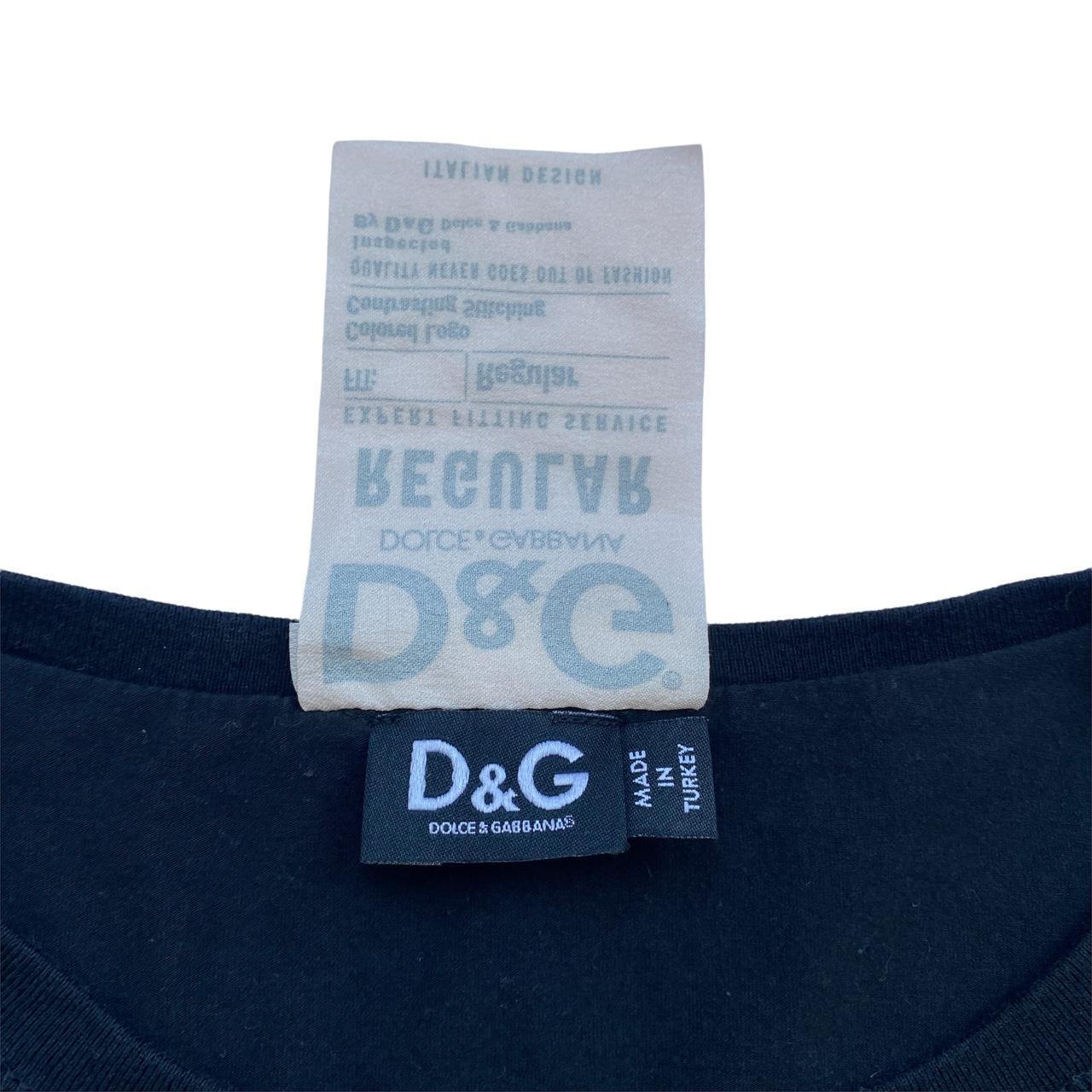 Dolce & Gabbana D&G Retro Bubble Font Logo T-Shirt