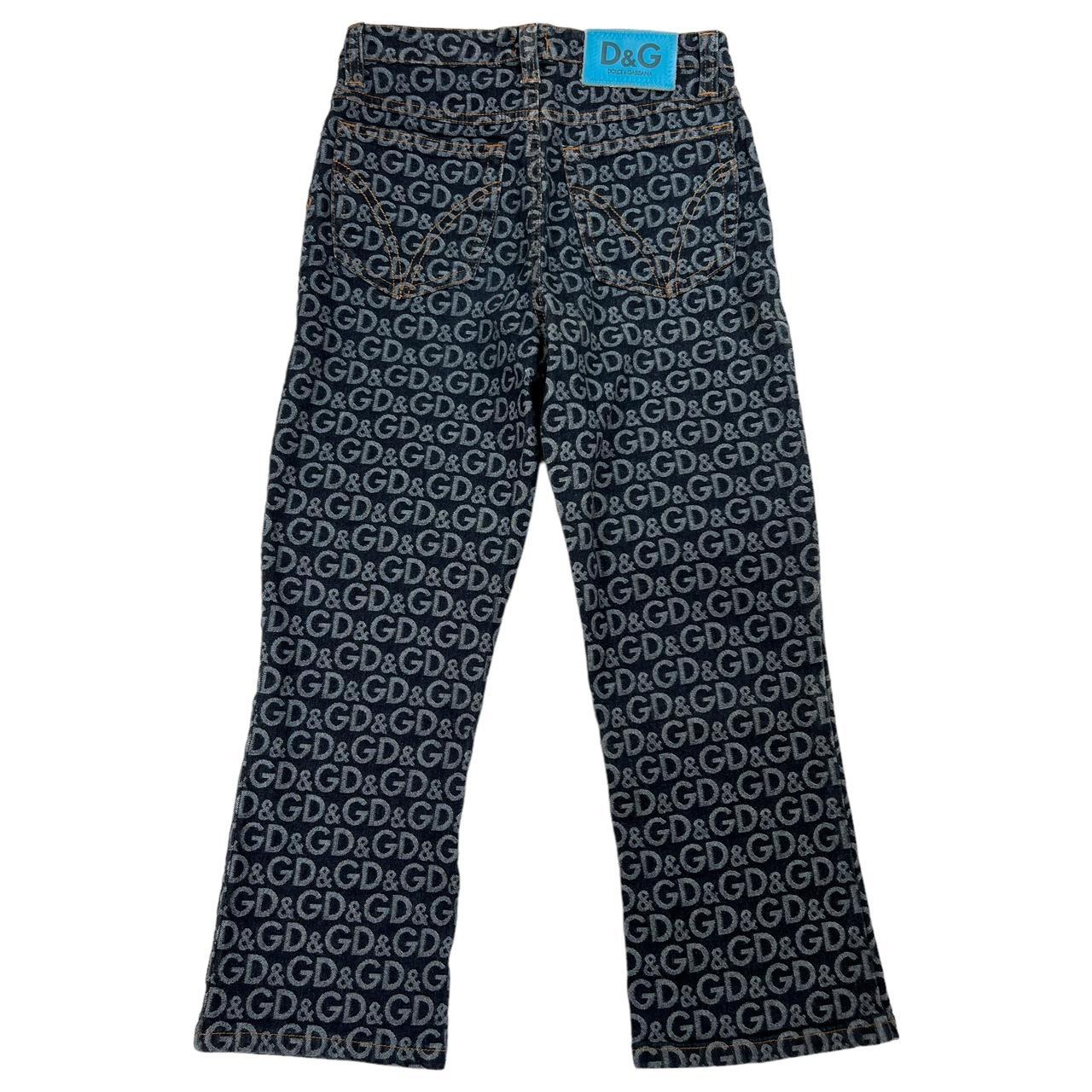 Dolce & Gabbana Logo Printed Denim Capri Pants - Outfit Repeater