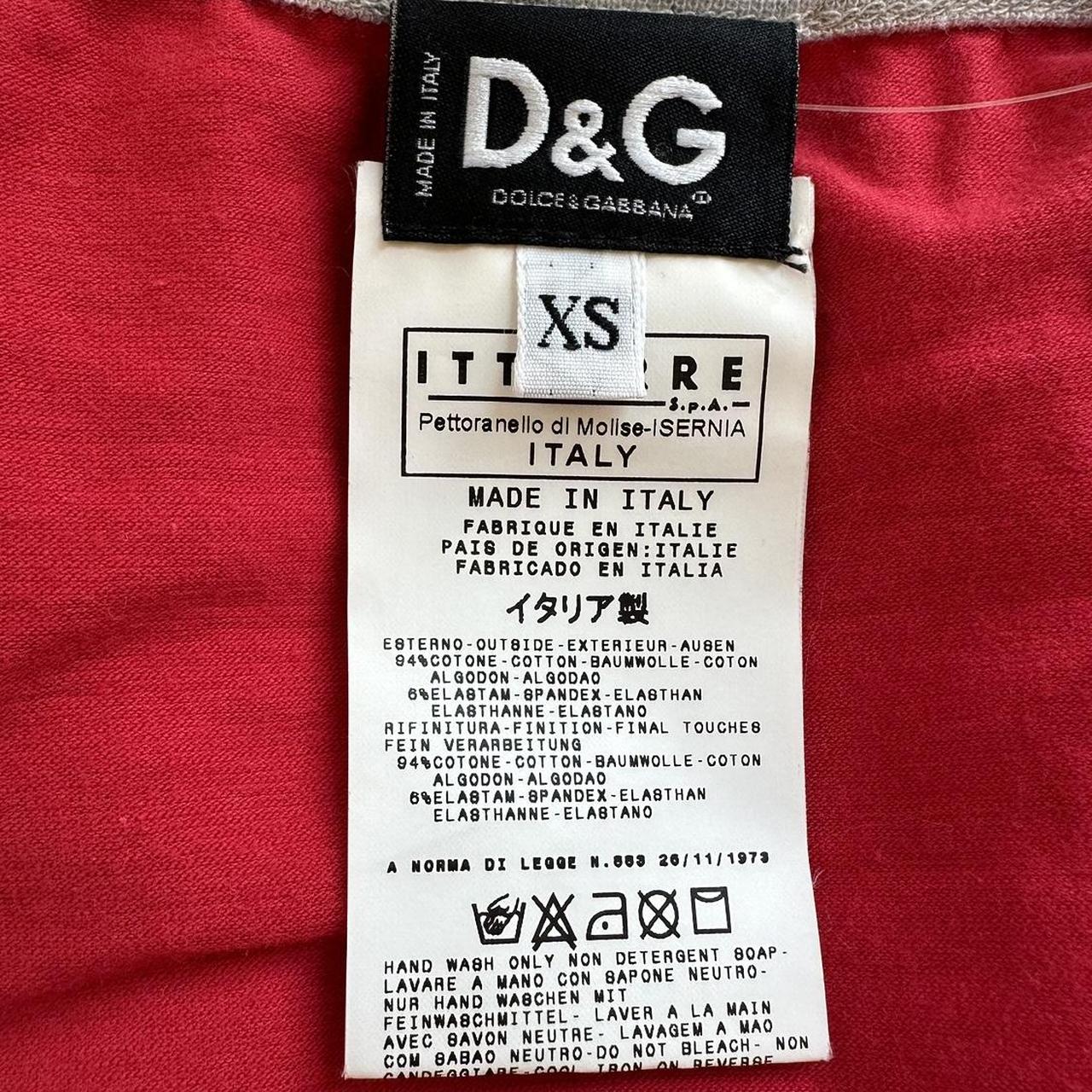 D&G Dolce & Gabbana Printed Longsleeve Logo T-Shirt - Outfit Repeater