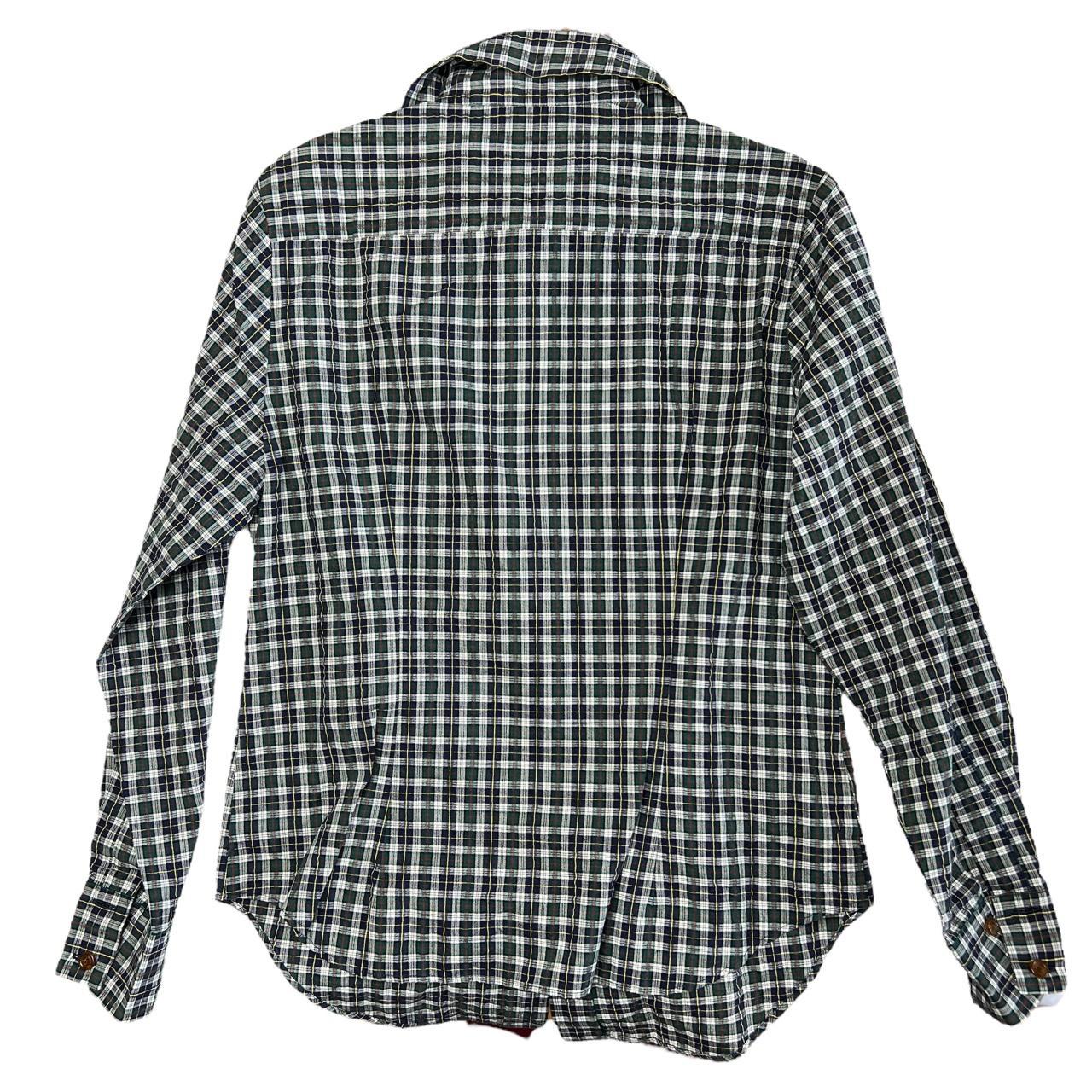 Vivienne Westwood Red Label Forest Green Plaid Button Up Shirt Blouse - Outfit Repeater