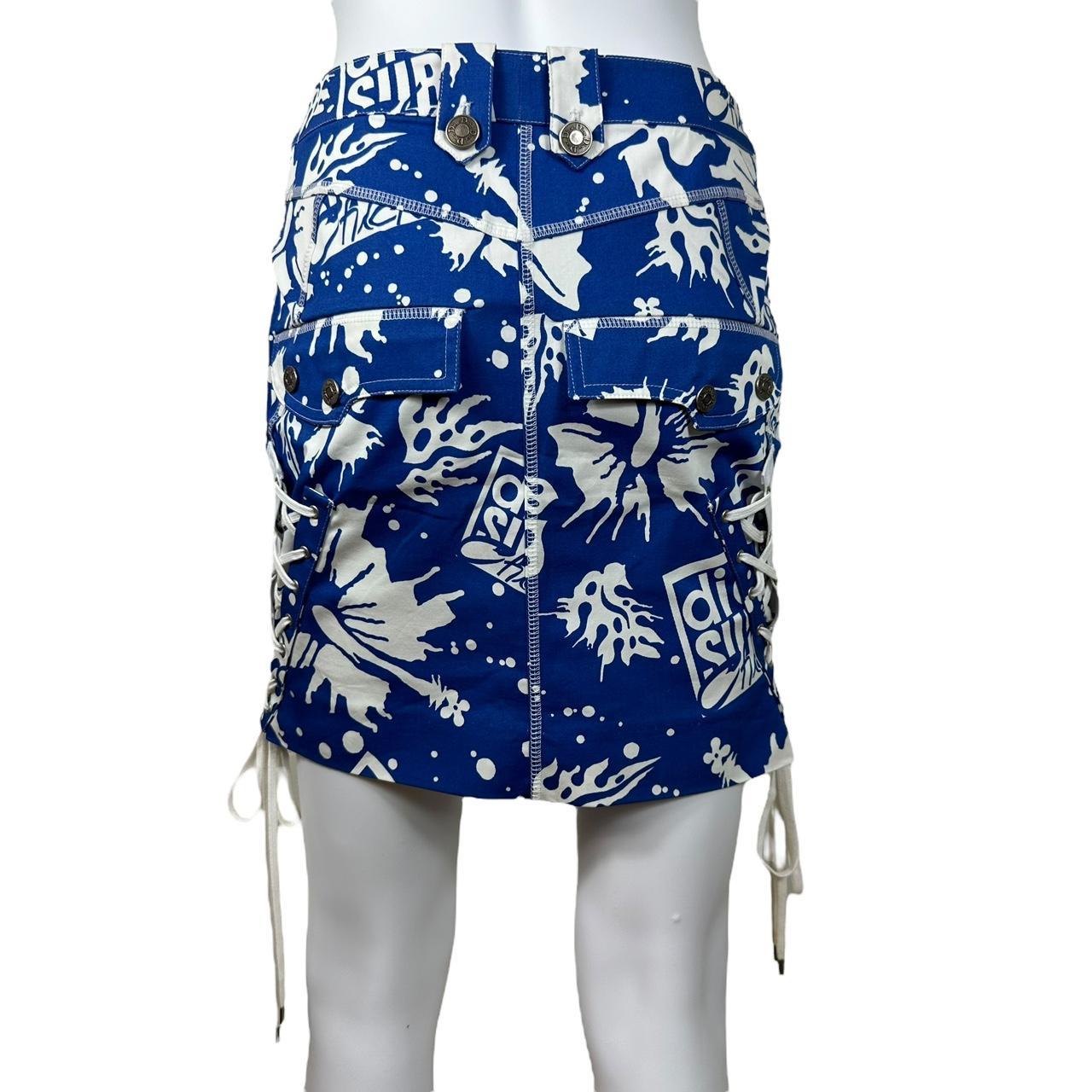 Christian Dior S/S 2004 'Dior Surf Chick' Printed Midi Skirt