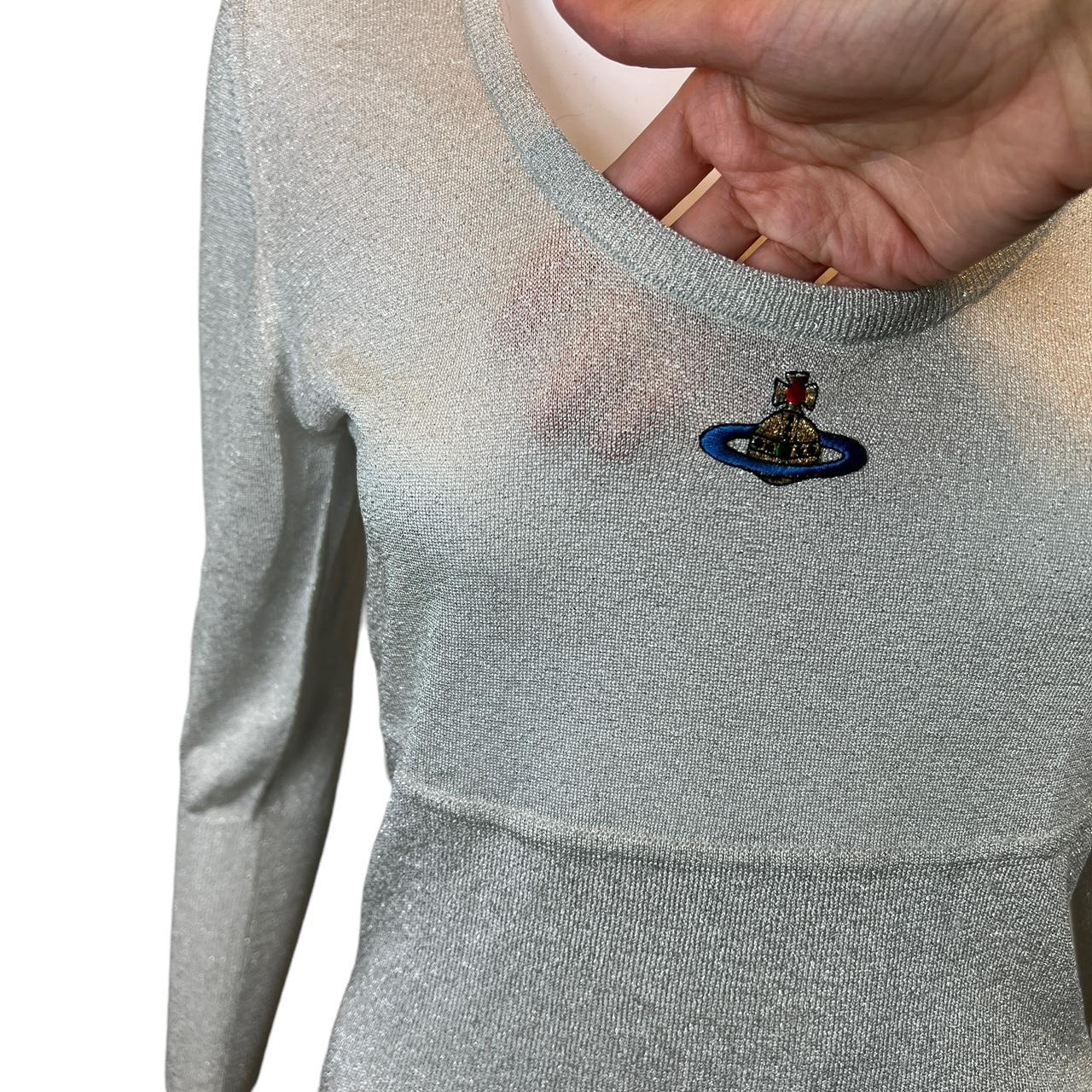 Vivienne Westwood London Silver Knit Mini Dress - Outfit Repeater