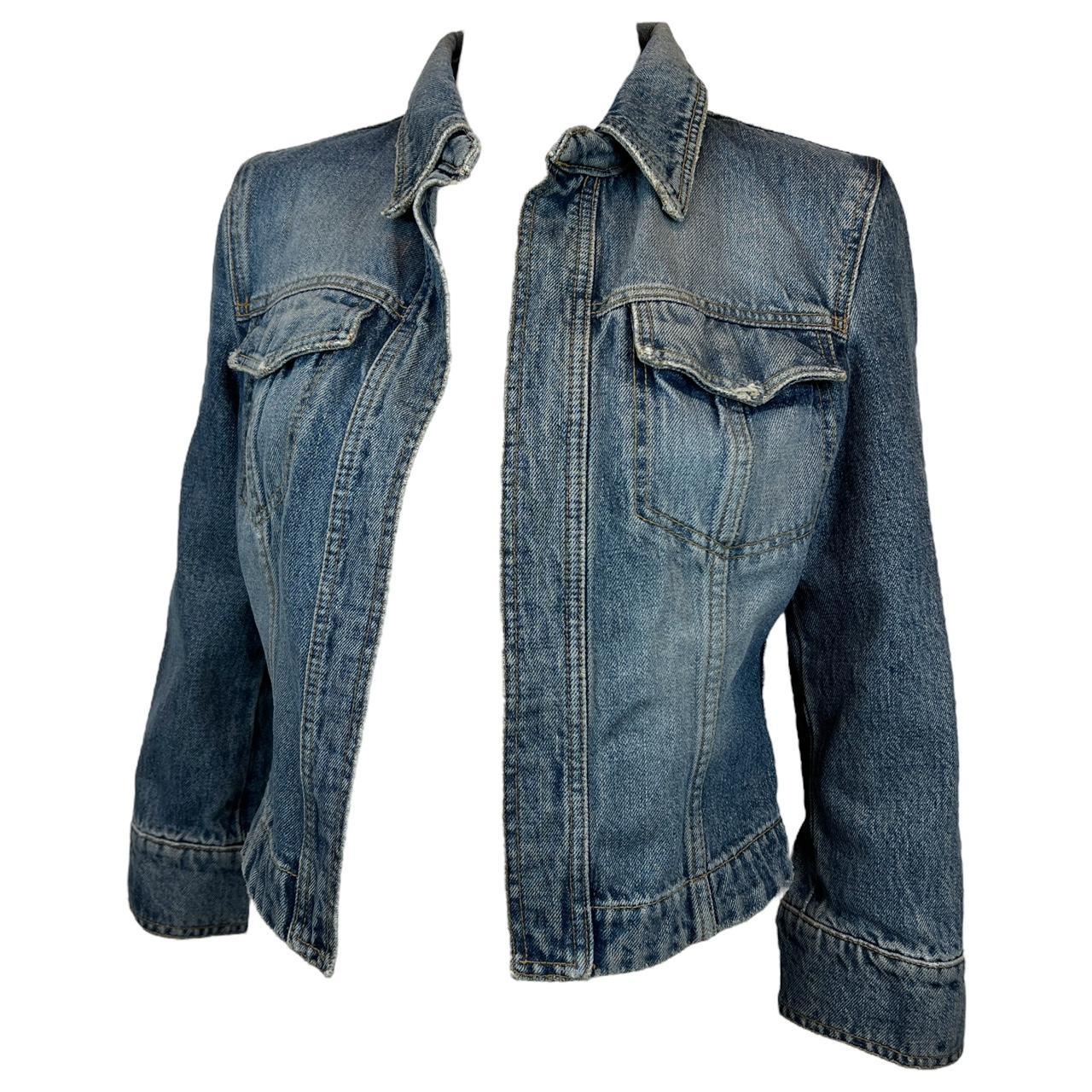 Dolce & Gabbana Cropped 3/4 Sleeve Denim Jacket - Outfit Repeater