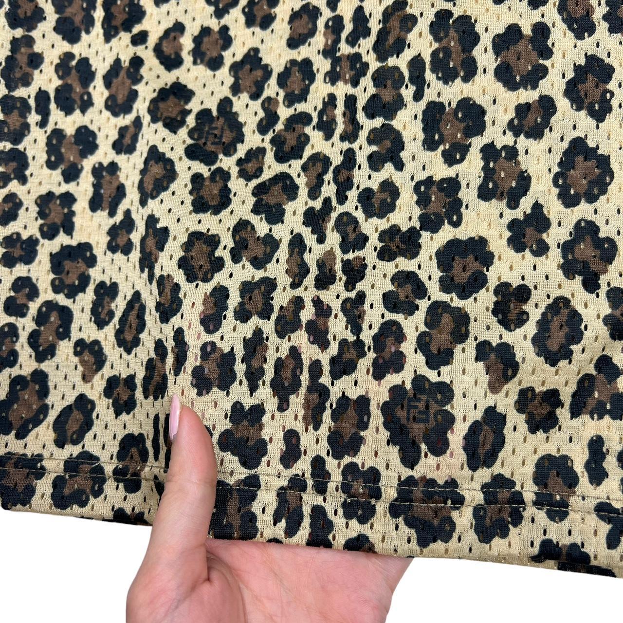 Fendi Jeans Leopard Print Mesh Jersey - Outfit Repeater